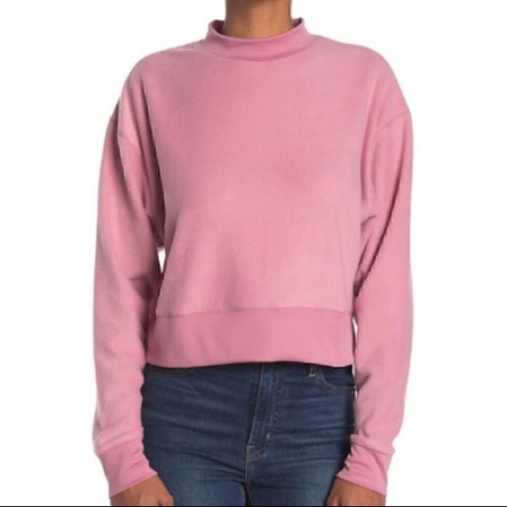 ABOUNDâMockâNeck largeââpinkââFleeceâPullover